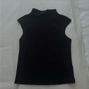 J. Crew Black Fitted Sleeveless Tank Top